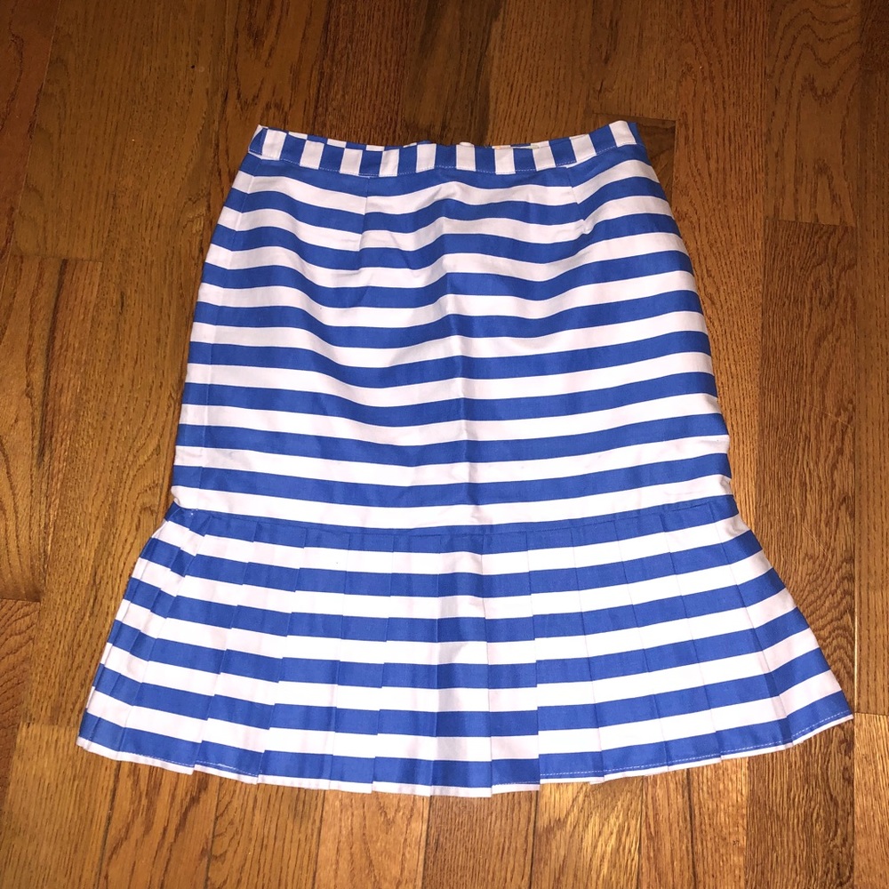 Fervour Striped peplum skirt size M